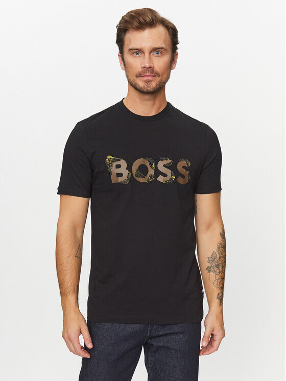 

Футболка стандартного кроя Boss, черный