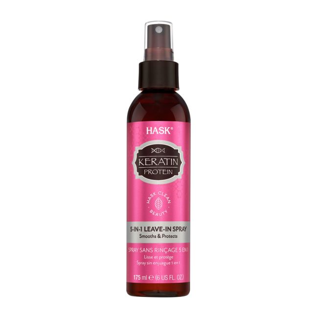 

Несмываемый спрей для волос Keratin Smooth 5-в-1 Hask, 175 мл