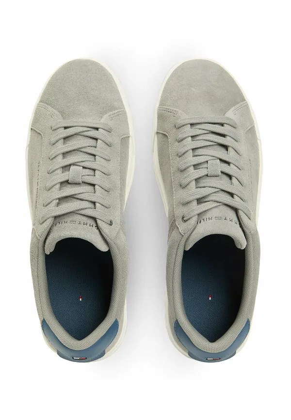 Контрастные кроссовки для корта на каблуке Tommy Hilfiger, Universal Grey — фото 3