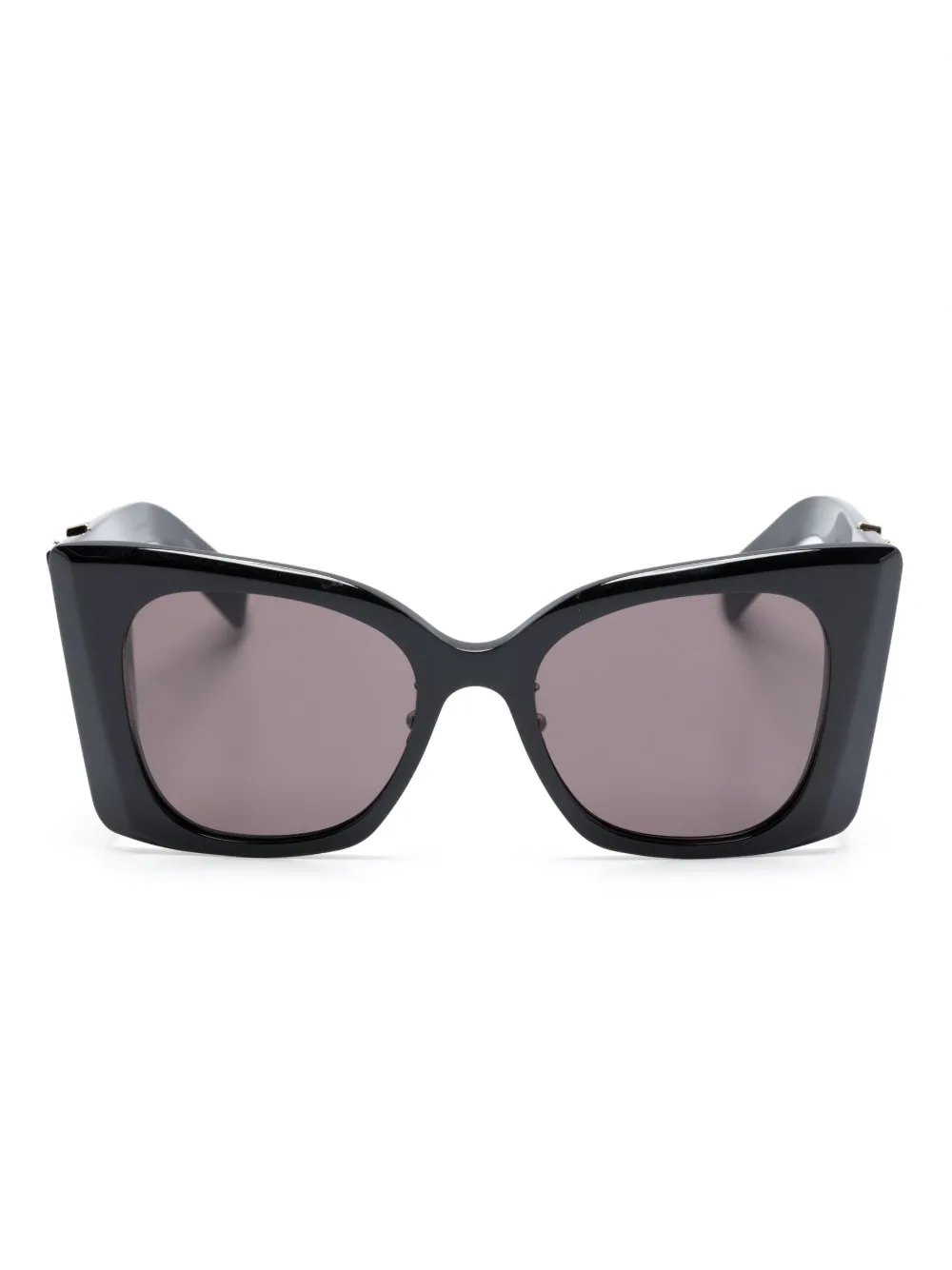 

Солнцезащитные очки в массивной оправе с логотипом Saint Laurent Eyewear, черный