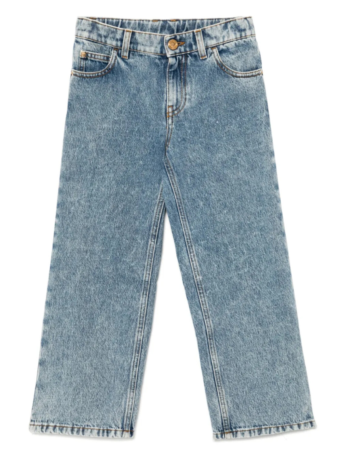 

Versace Kids прямые джинсы, синий