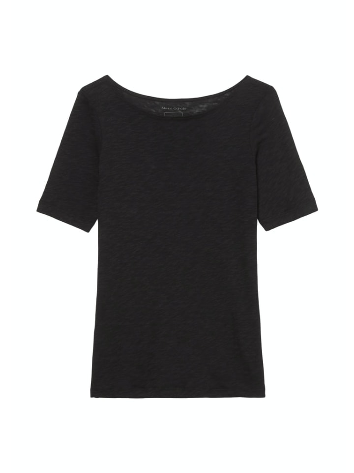 

Футболка из толстого джерси, стандартного размера, черного цвета Marc O'Polo, Черный, Футболка из толстого джерси, стандартного размера, черного цвета Marc O'Polo