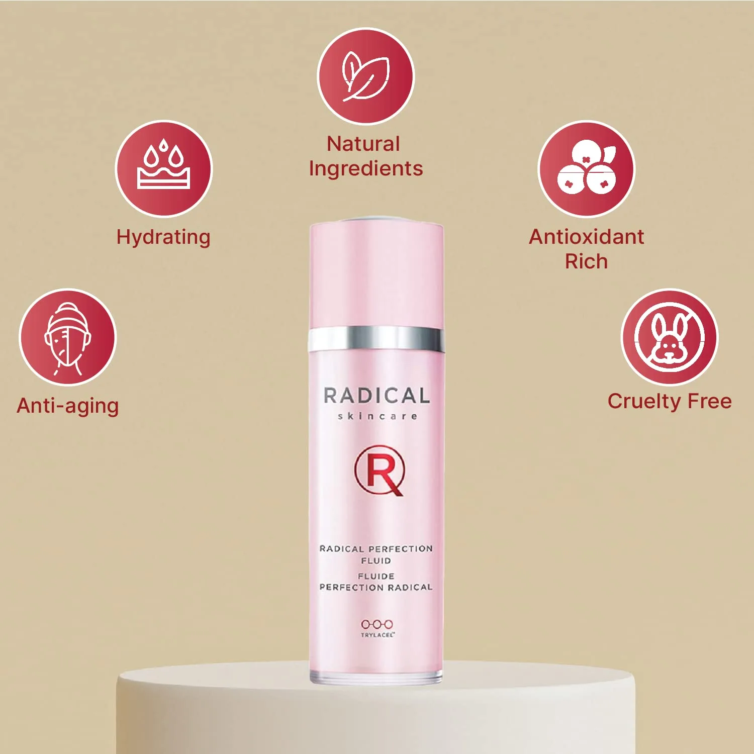 Флюид Radical Skincare — Perfection Fluid - 2 в 1 антивозрастная - , тонизирует, осветляет и скрывает, 30 мл — фото 4