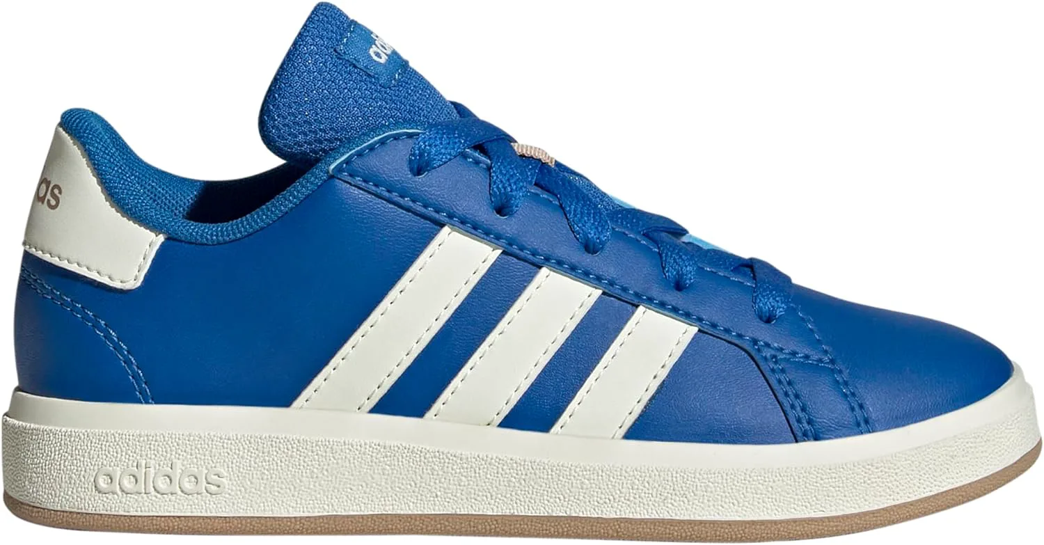 Кроссовки Adidas Kids' Grand Court 2.0, слоновая кость — фото 4