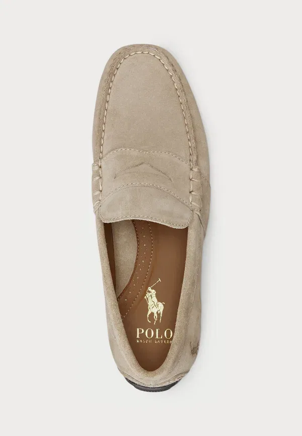Мокасины Reynold suede driver moccasins Polo Ralph Lauren, молочный — фото 4