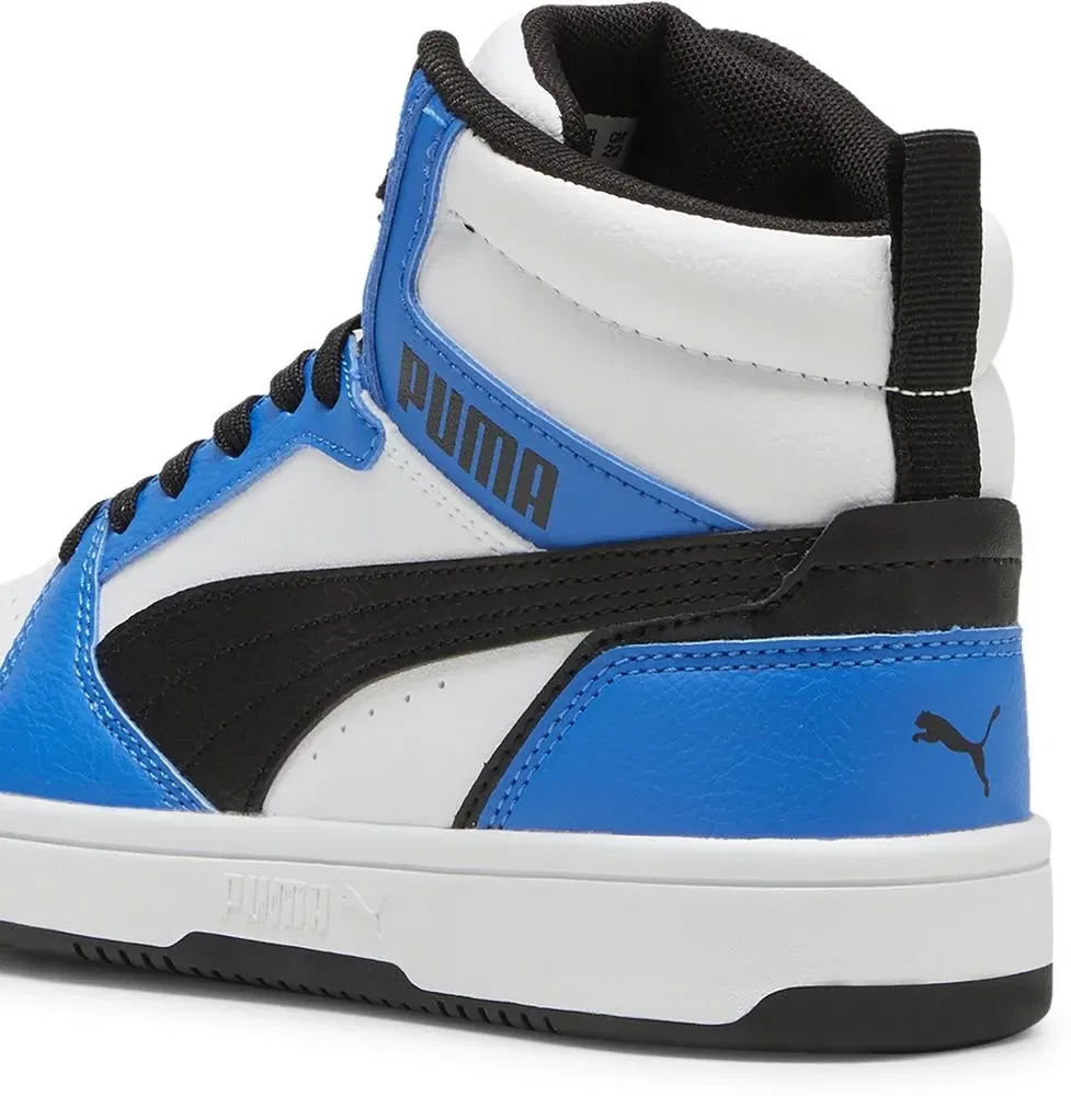 Кроссовки детские Rebound V6 Mid Jr Puma, белый — фото 2