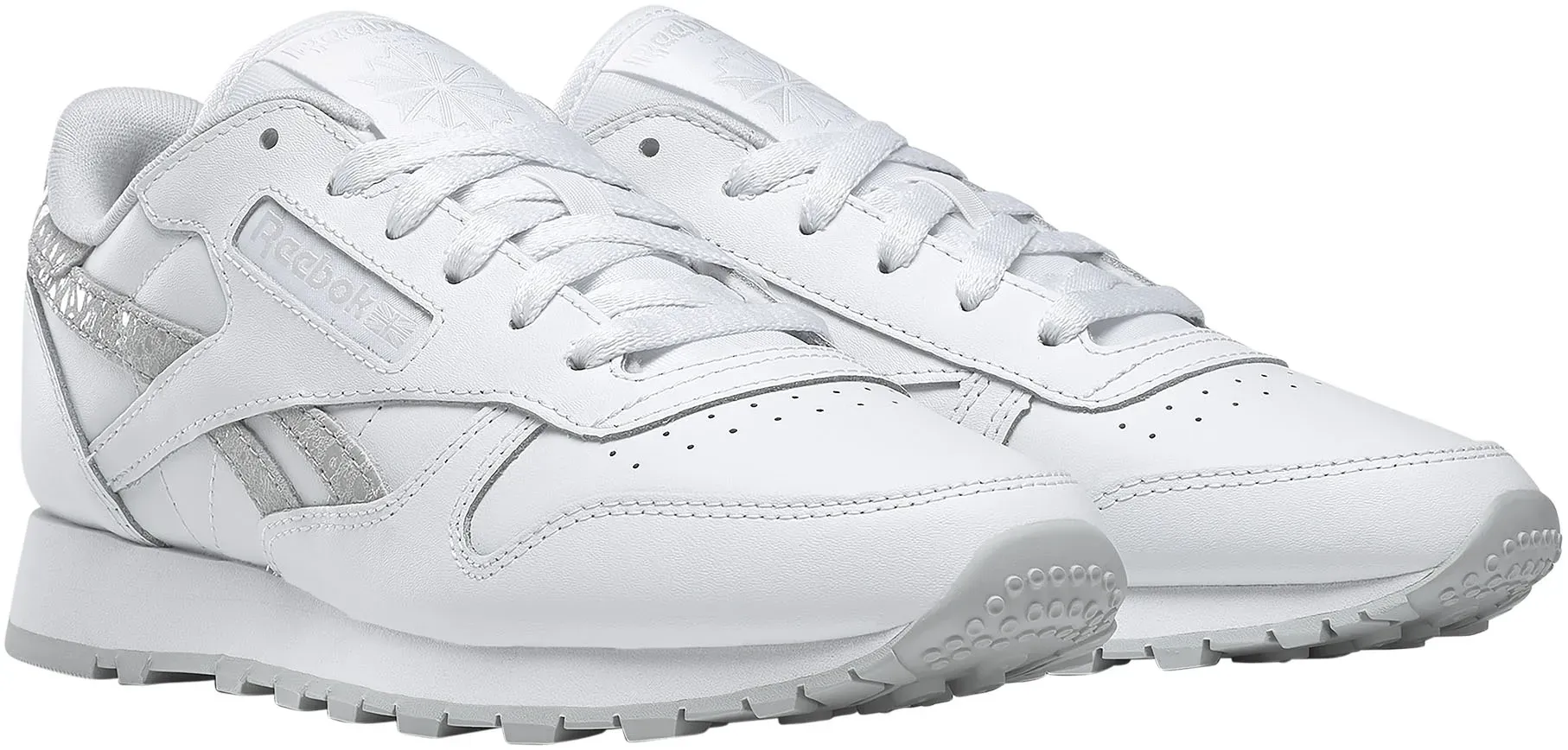 

Кроссовки Reebok Classic "Классическая кожа", цвет White-Purgry-Pugry3