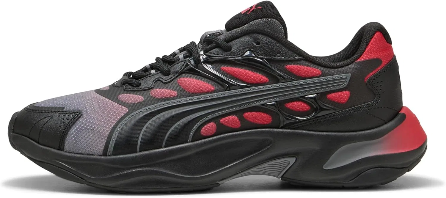 Кроссовки беговые PUMA Insphere, Puma Black-for All Time Red-cool Dark Gray