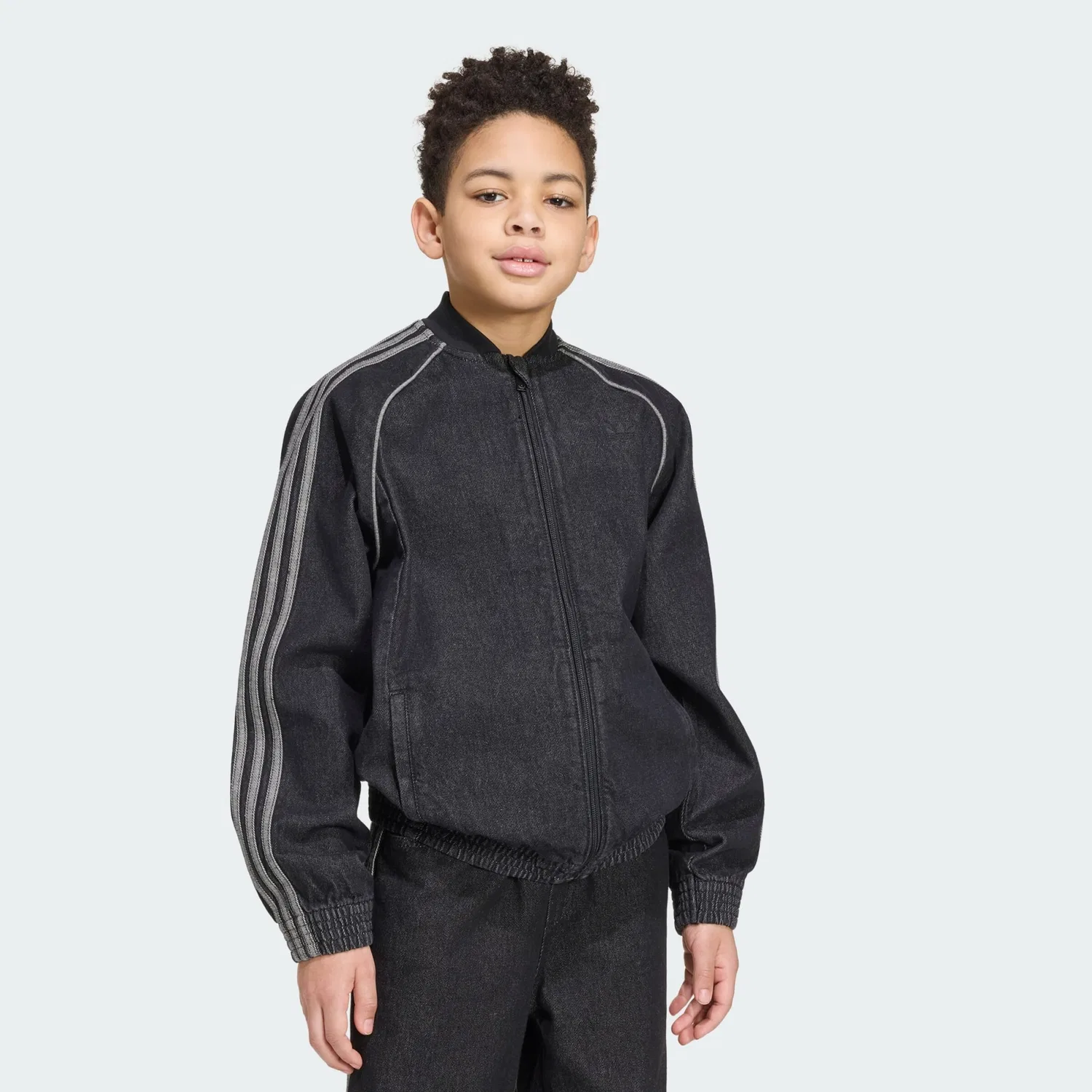 Куртка Adidas Originals Between-Season из черного денима — фото 2