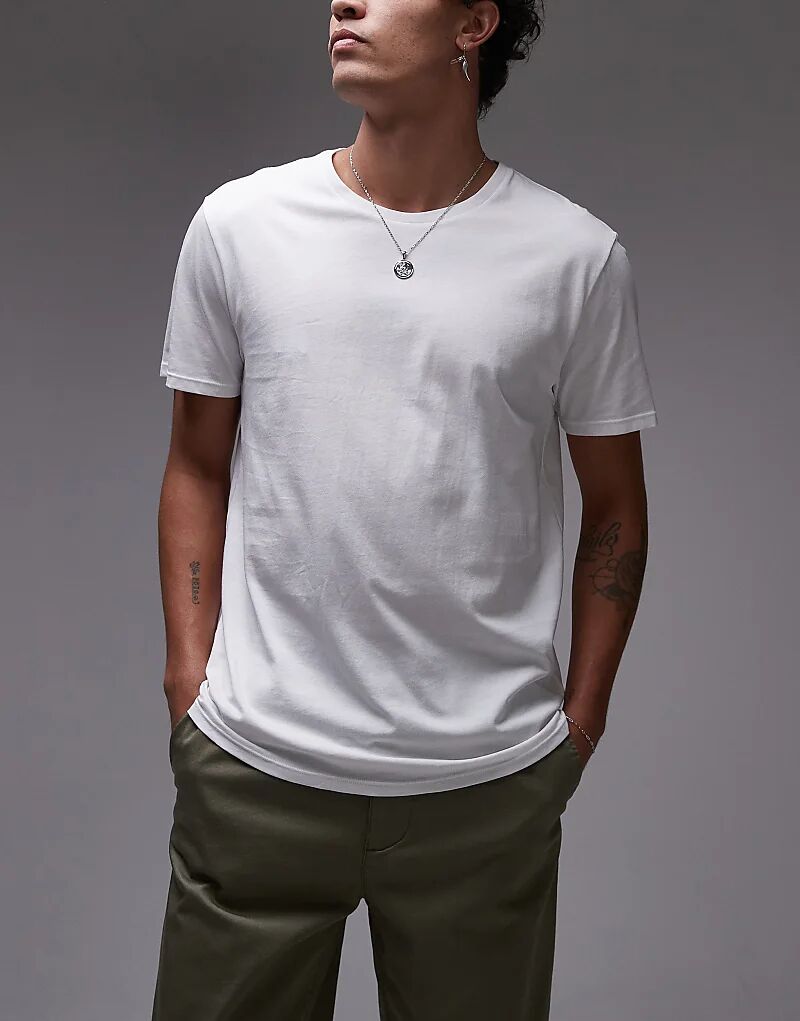Комплект из 3 футболок Lacoste белого цвета — фото 2