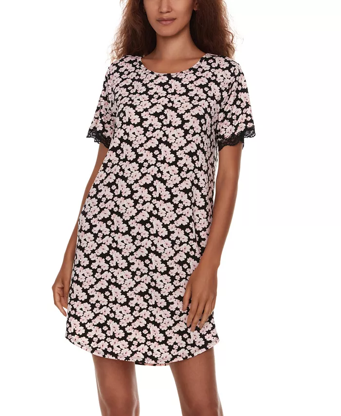 

Женская ночная рубашка Kathleen с коротким рукавом Flora by Flora Nikrooz, слоновая кость/кремовый