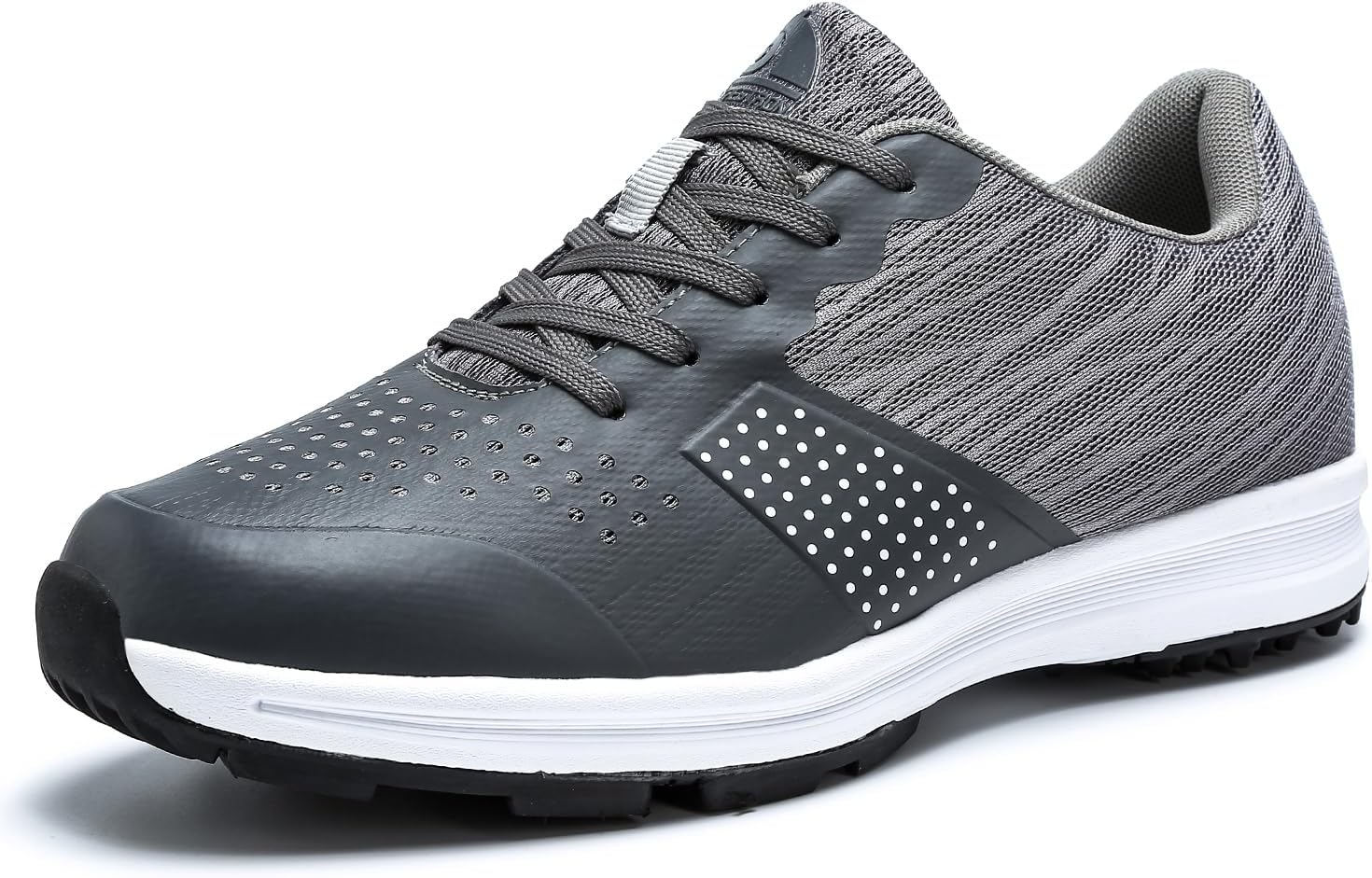 

Мужские гольф-кроссовки без шипов для гольфистов, спортивная обувь для прогулок на улице Zakey, серый