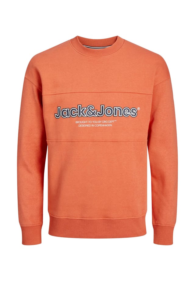 

Толстовка Lakewood пуловер без капюшона Jack & Jones, оранжевый