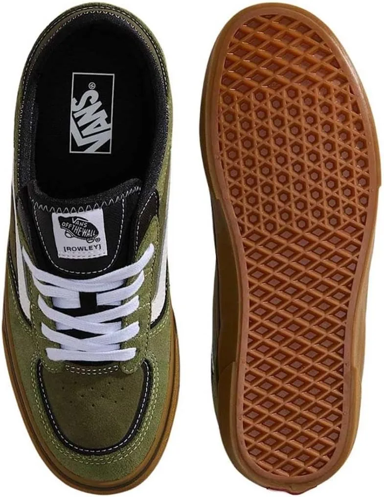 Кроссовки Vans Rowley Classic Unisex Casual Shoes VN000SF4EMB1 Green, зеленый — фото 3