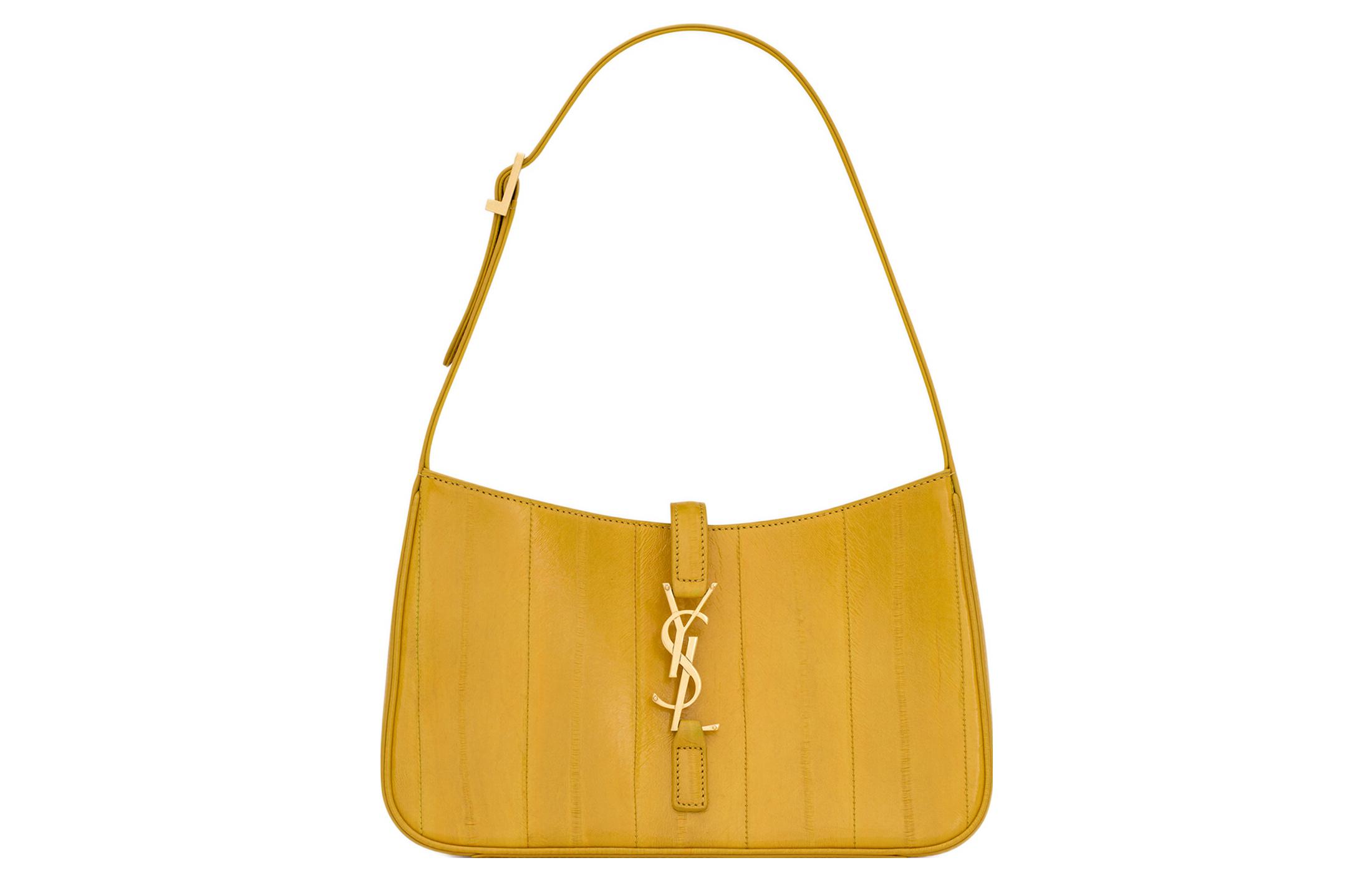 

SAINT LAURENT Сумка хобо из кожи угря