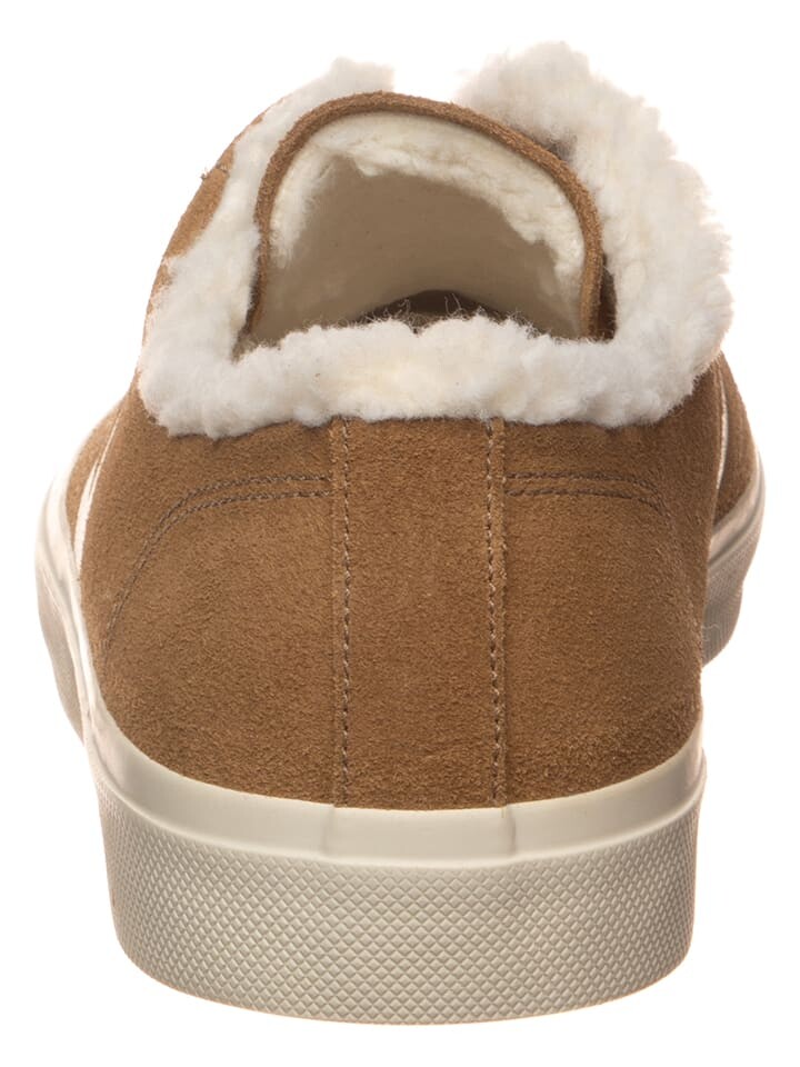 Кроссовки на шнуровке Veja Leder-Sneakers Wata II Low, цвет Hellbraun/Creme — фото 3