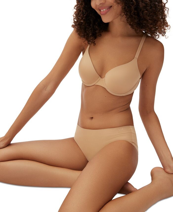 Женское хипстерское нижнее белье GapBody на каждый день Essentials с лазерной связкой GPW00376 GAP, тан/бежевый — фото 3