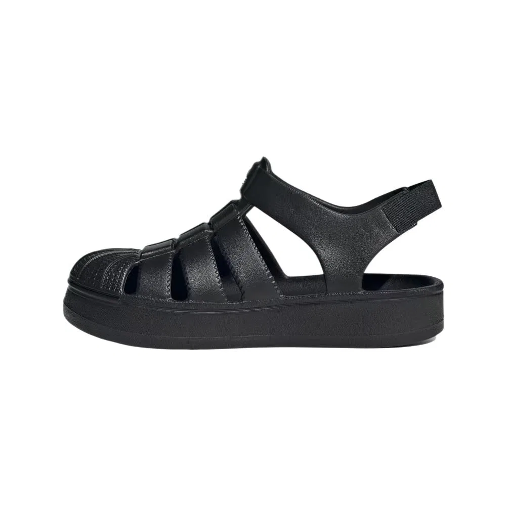 Сандалии детские SUPERSTAR Low top, черные, для детей 3-7 лет Adidas Originals, Core Black