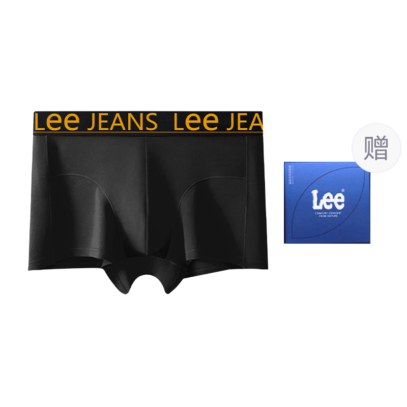 

Мужские трусы подарочный набор комбинация Lee, черный