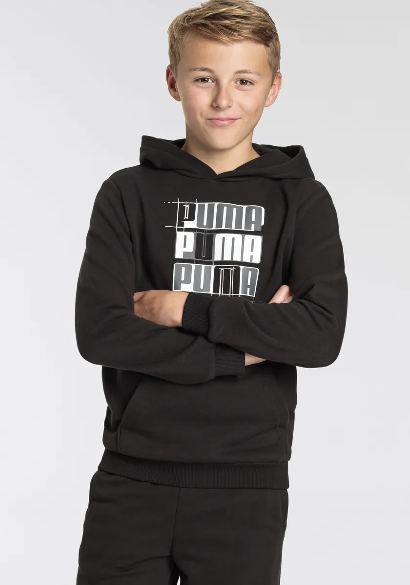 

Толстовка PUMA с капюшоном "ESS+ LOGO LAB HOODIE TR B", черный