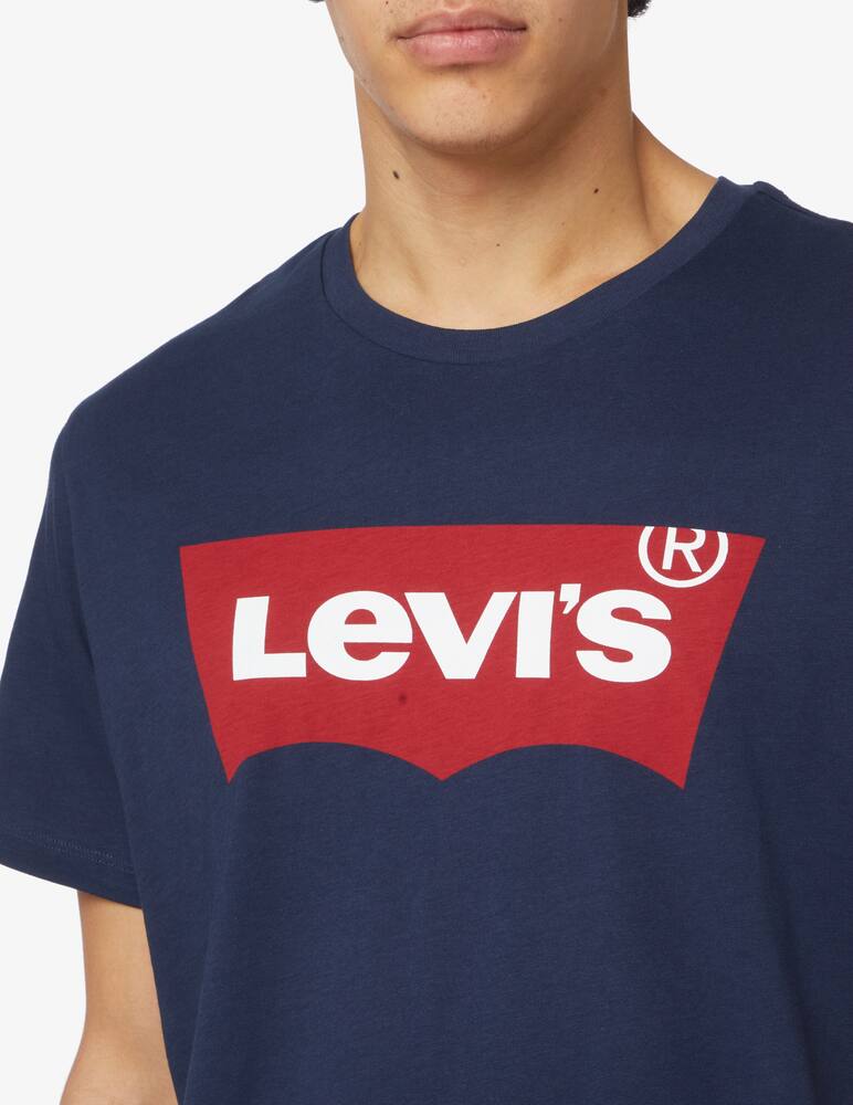 Футболка с круглым вырезом и логотипом Housemark Levi's, цвет Graphic Blue — фото 4