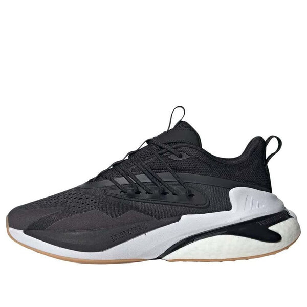 

Кроссовки alphaboost v2 'balck white' Adidas, черный