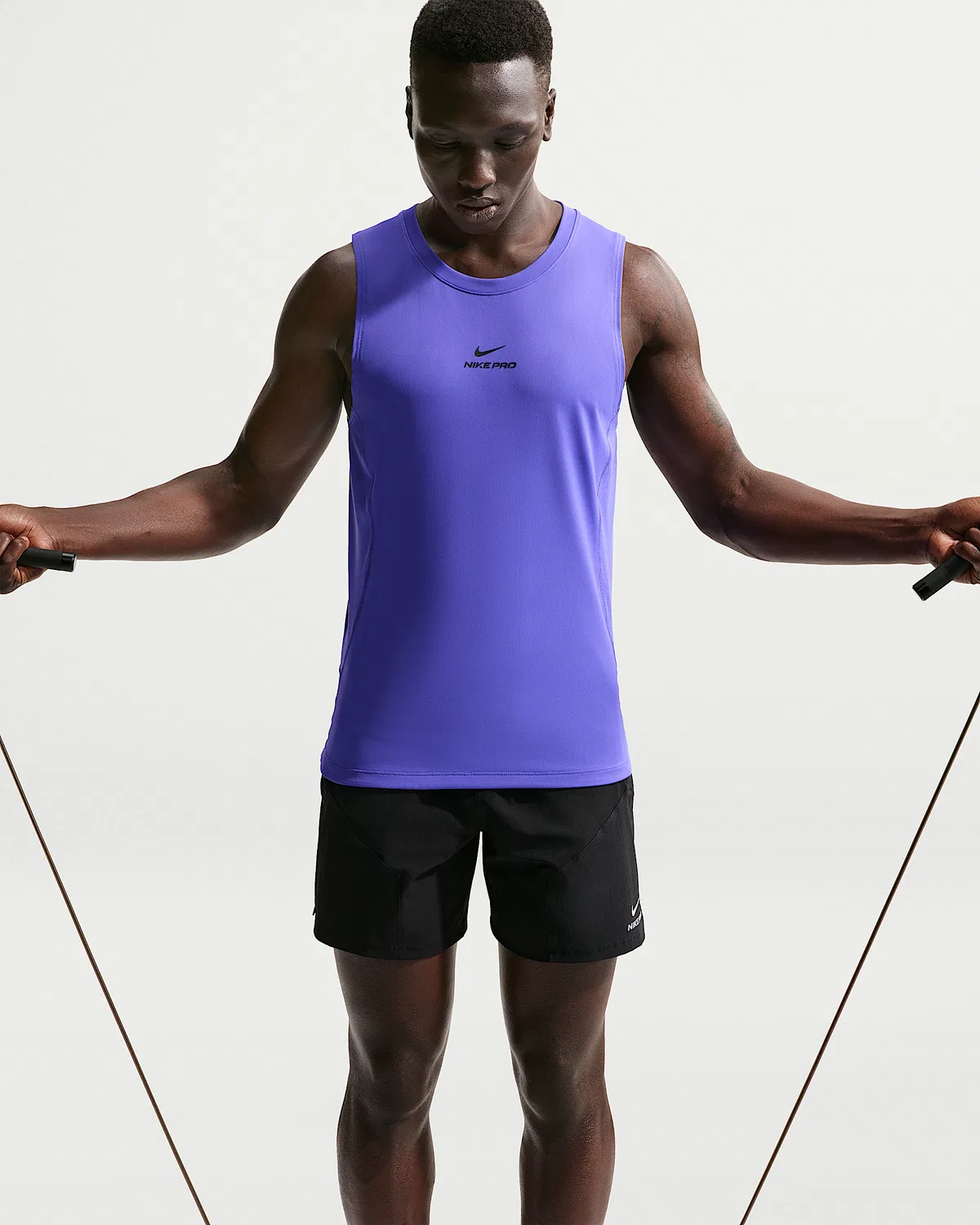 Мужская тренировочная майка Nike Pro Dri-FIT, Persian Violet/Black