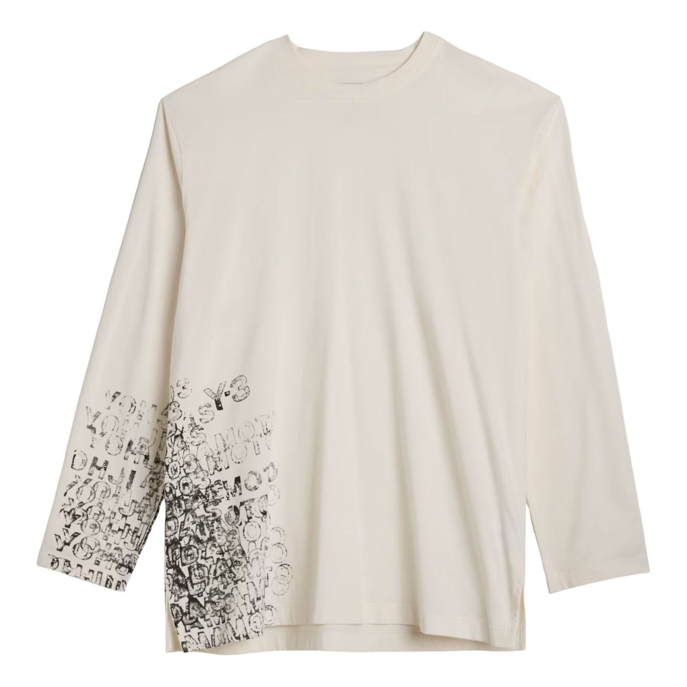 

Футболка с длинным рукавом Adidas Y-3 GFX, цвет «Меловой белый»