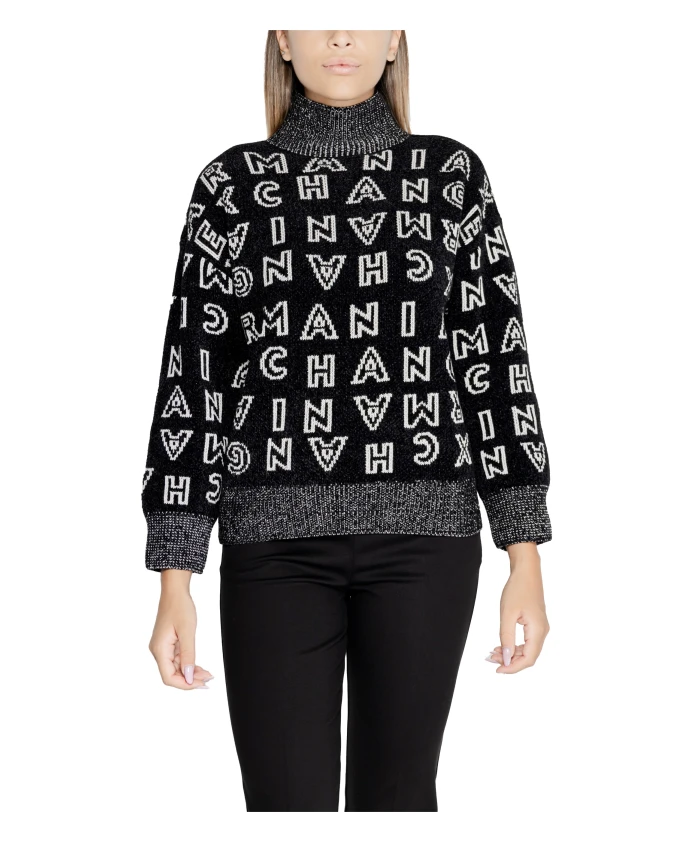 

Женский пуловер осенне-зимней коллекции Armani Exchange, черный