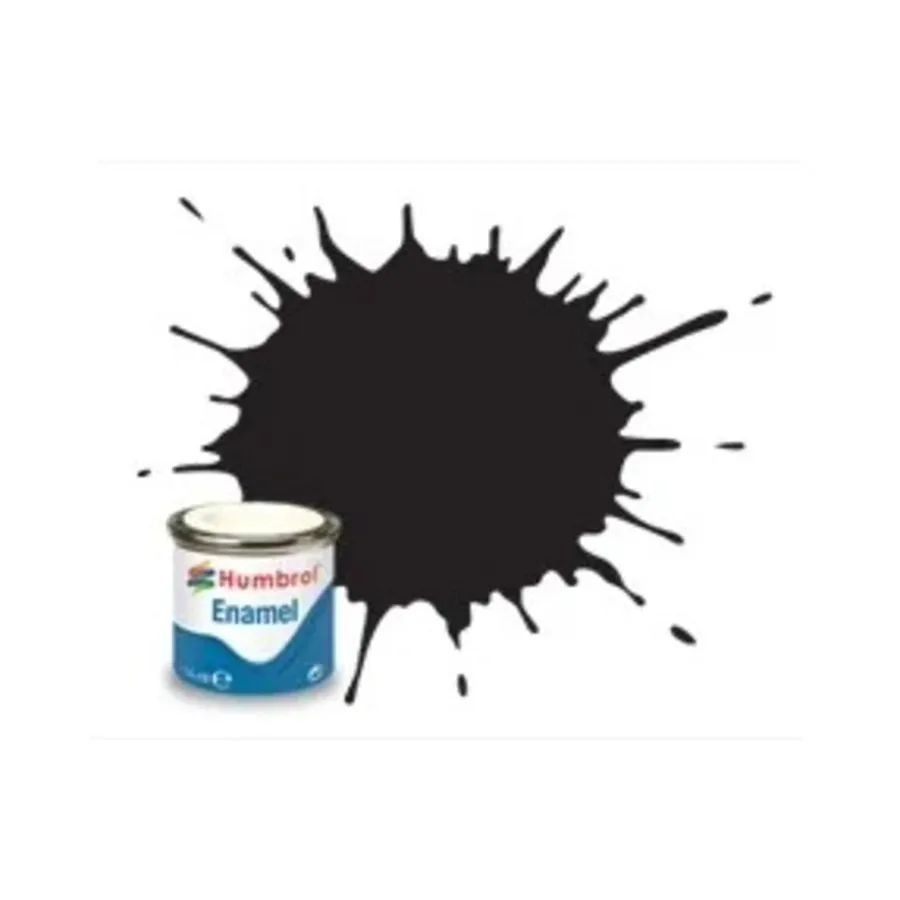

Черный - №33 (14мл), Humbrol Enamel Paints - Matte (Hornby Hobbies)