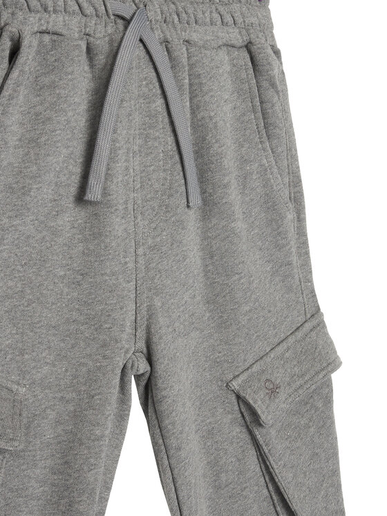 Спортивные брюки regular fit 3J68CF06I United Colors Of Benetton, серый — фото 3