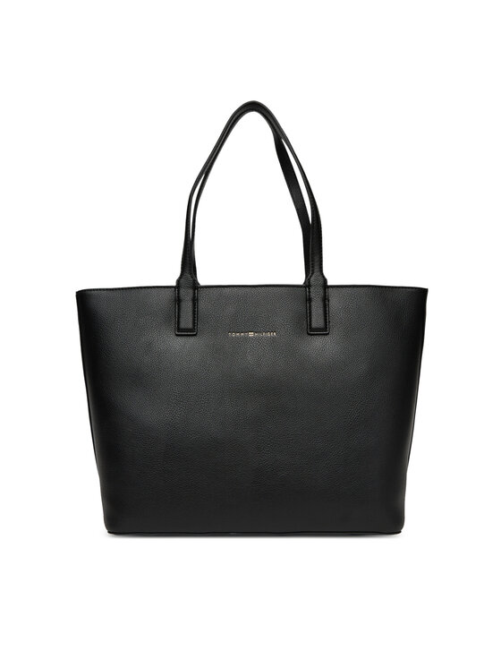 

Сумочка Th Logotape Tote AW0AW17449 Tommy Hilfiger, черный