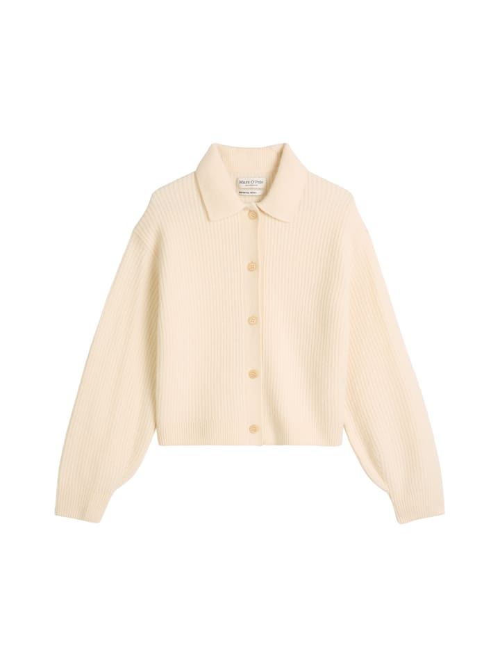 

Marc O'Polo Свободный кардиган цвета «сырые сливки»