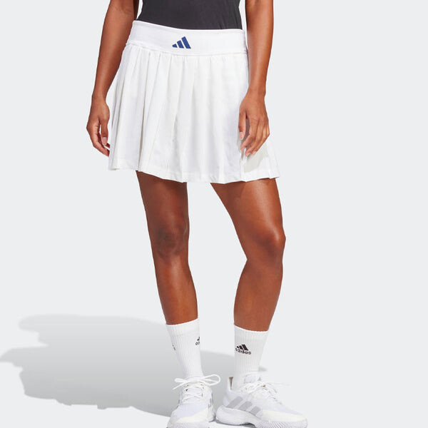 Юбка (WMNS) adidas Clubhouse Premium Classic Tennis Pleated Skirt 'White', белый — фото 2
