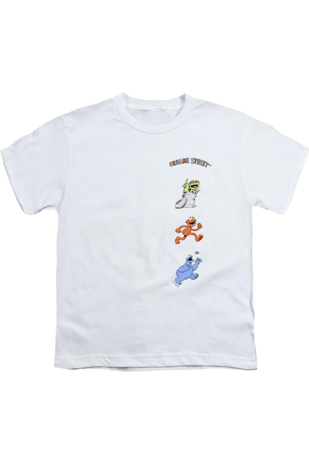 

Футболка с героями "Улицы Сезам" для детей с коротким рукавом Gildan, белый
