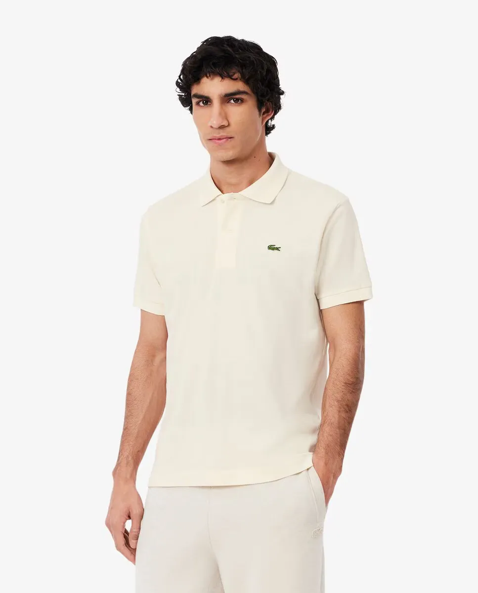 

Классическая мужская поло из оригинального пике с коротким рукавом Lacoste, белый