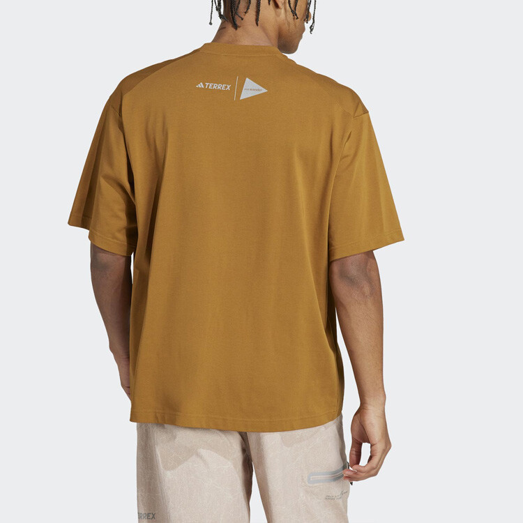 Футболка TERREX X And Wander унисекс желтая Adidas, желтый — фото 3