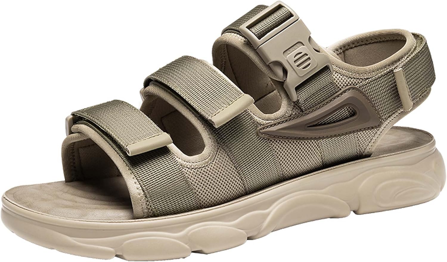 

Мужские походные сандалии UANGLI с поддержкой свода стопы, ортопедические сандалии для восстановления при ходьбе, предназначенные для подошвенного фасциита, с открытым носком, летние спортивные, удобные, с амортизацией, дышащие, для улицы и воды...