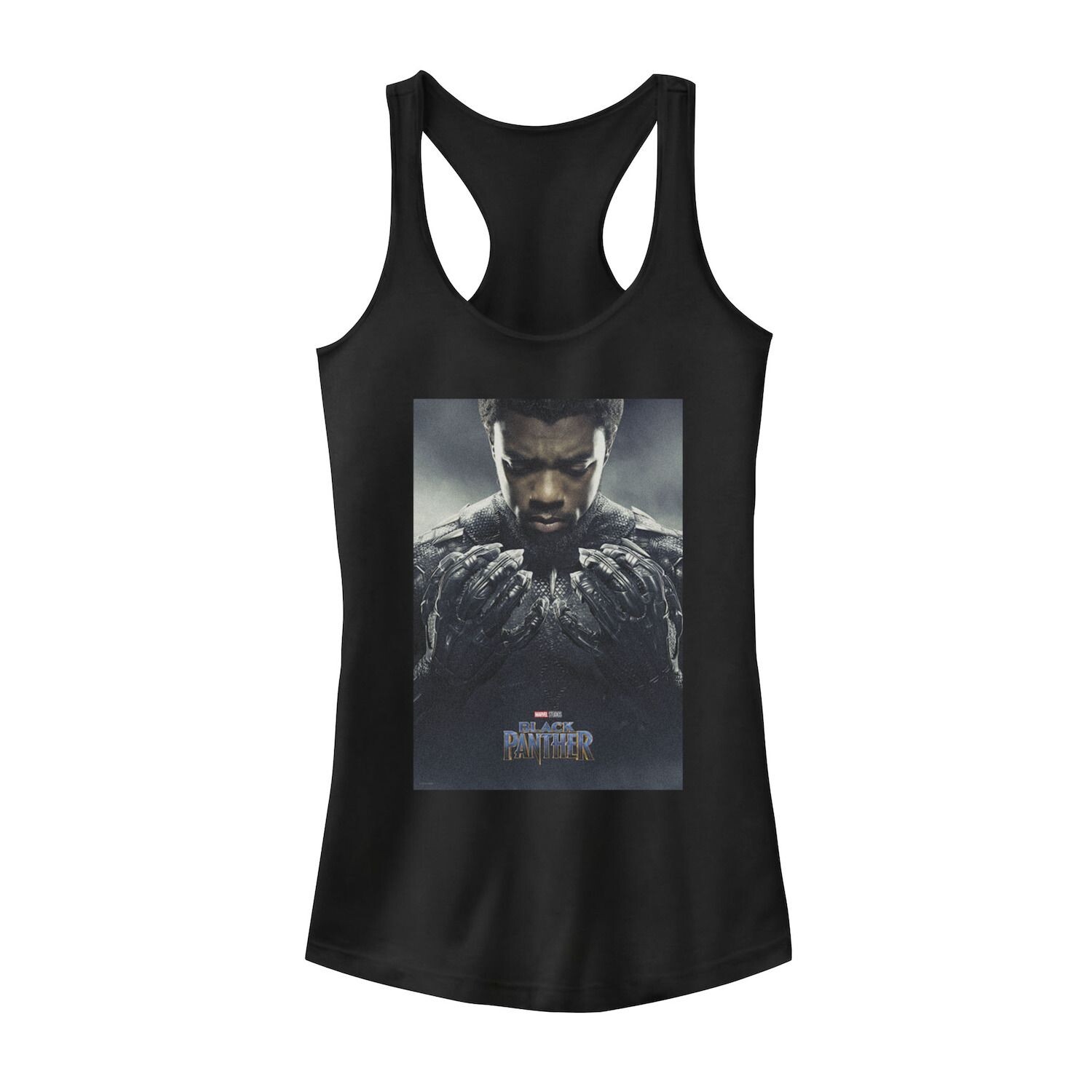 

Майка с плакатом Т'Чалла для юниоров Marvel Black Panther Licensed Character
