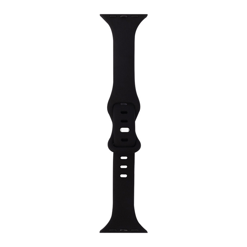 

Ремешок из силиконового материала, совместимый с Apple CHENSONG, Black + silt