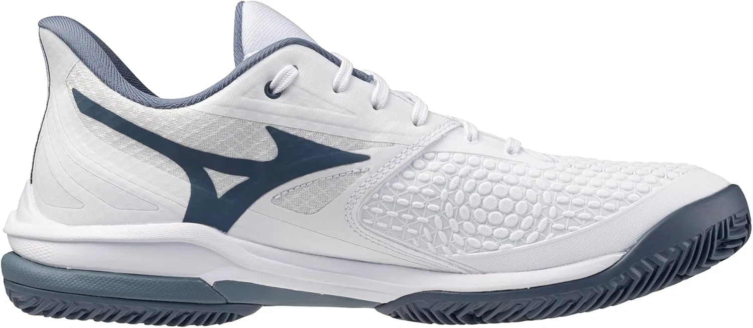 Кроссовки для тенниса Mizuno Wave Exceed Tour 7 Clay Court, White-china Blue — фото 3