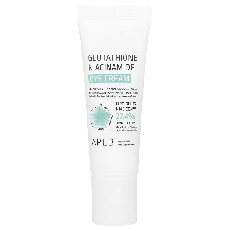 

APLB, Glutathione Niacinamide, Eye Cream, 0.68 fl oz (20 ml)