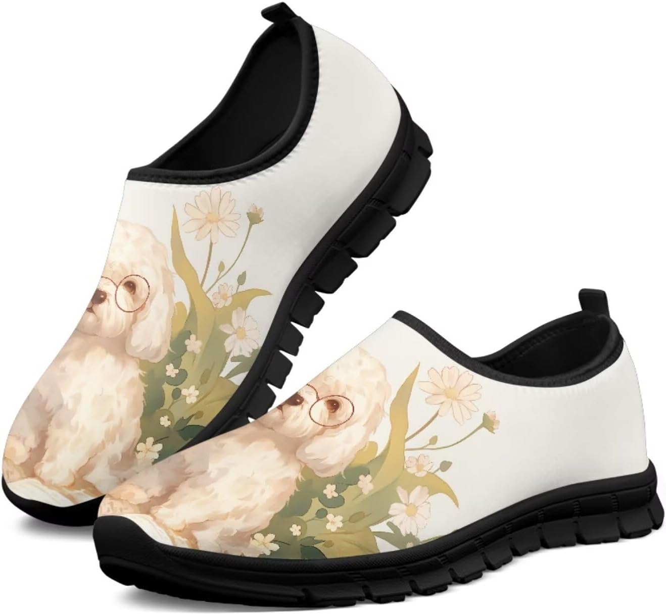 

Женские кроссовки Binienty для прогулок, мужские спортивные слипоны, дышащие низкие лоферы, белый