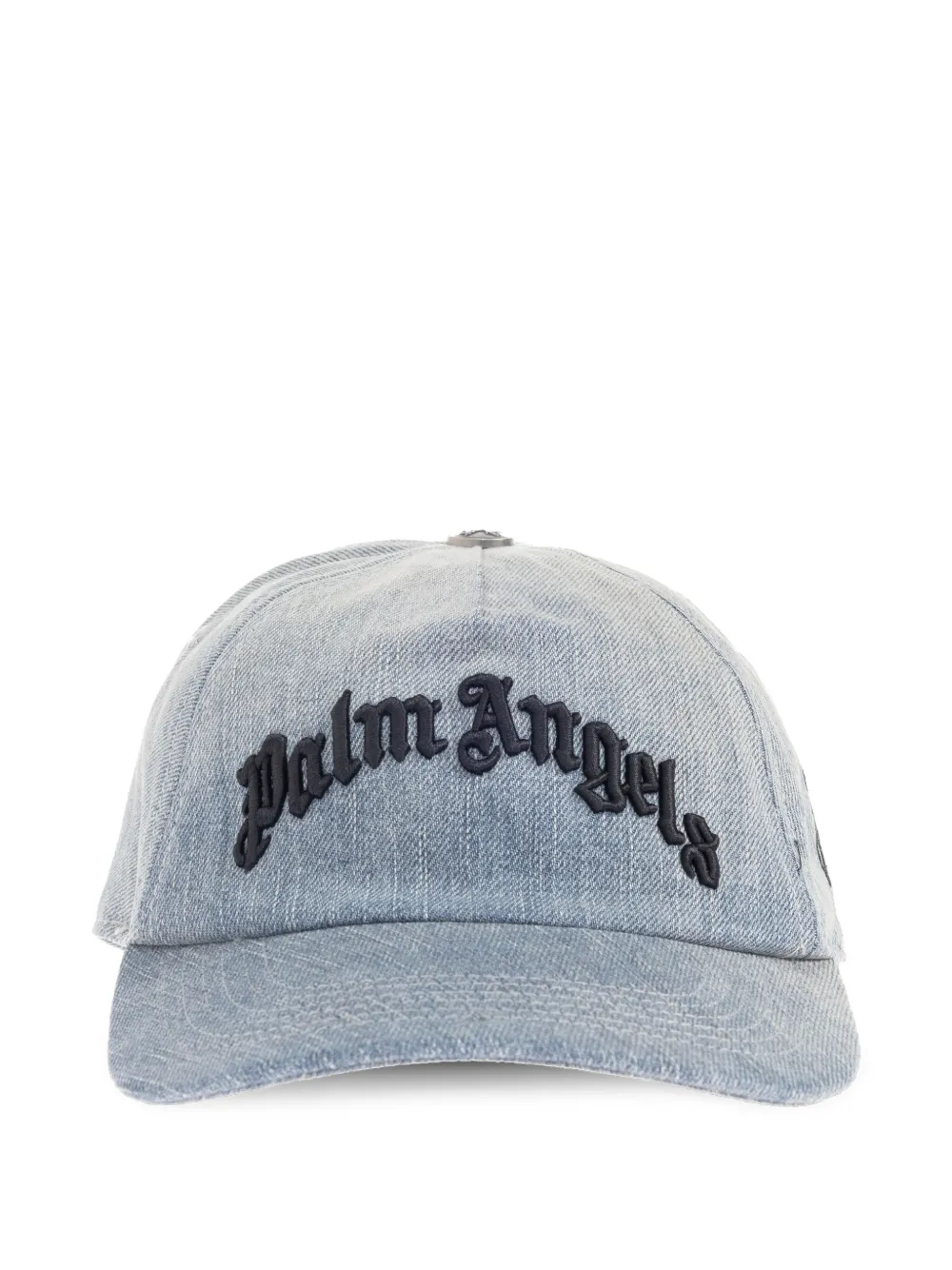 

Джинсовая кепка с вышитым логотипом PALM ANGELS, синий