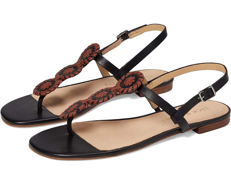 

Сандалии Jack Rogers Walsh Sandal, цвет Black/Luggage