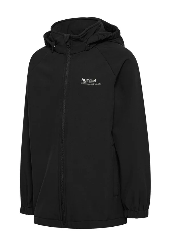 Свободная куртка из мягкого материала. Hummel, Black — фото 4