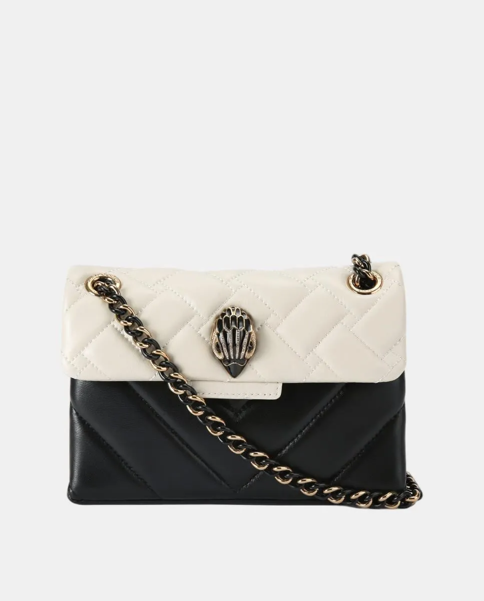 

Сумка Кенсингтон двухцветная мини черно-белая Kurt Geiger, черный