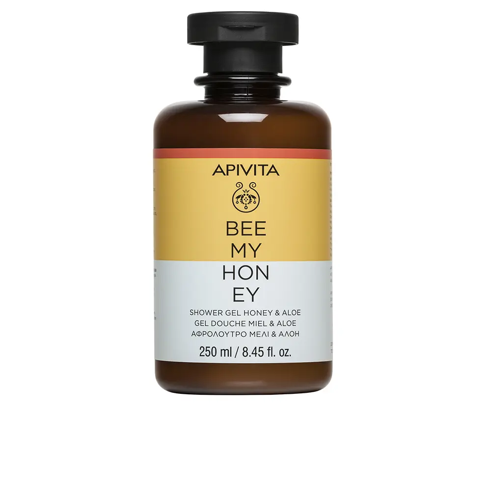 

Гель для душа Bee my honey gel de baño con miel, aloe y aceites esenciales - limpia suavemente la piel Apivita, 250 мл.