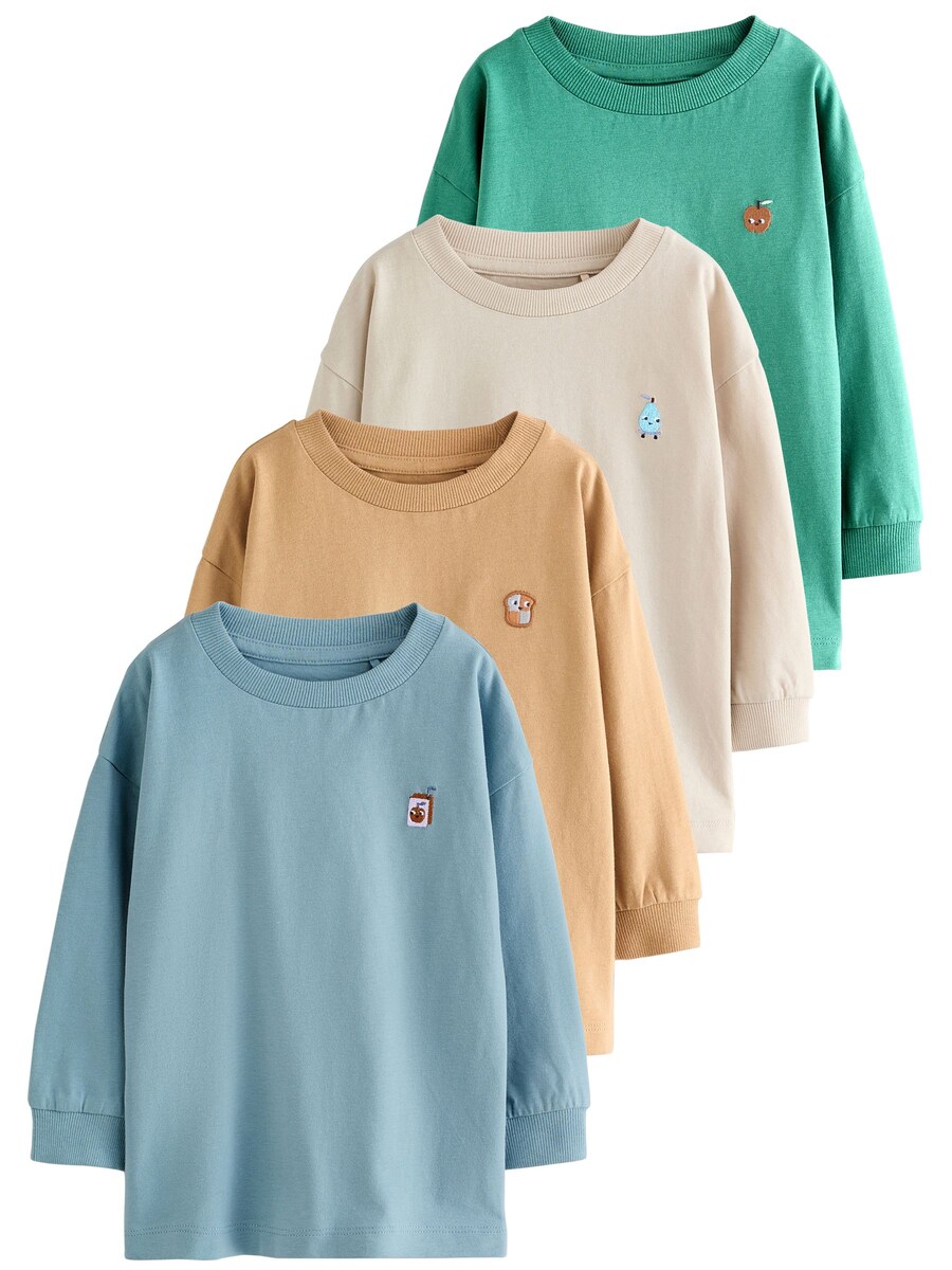 

Рубашка Next, кремовый/голубой/изумрудный/оранжевый