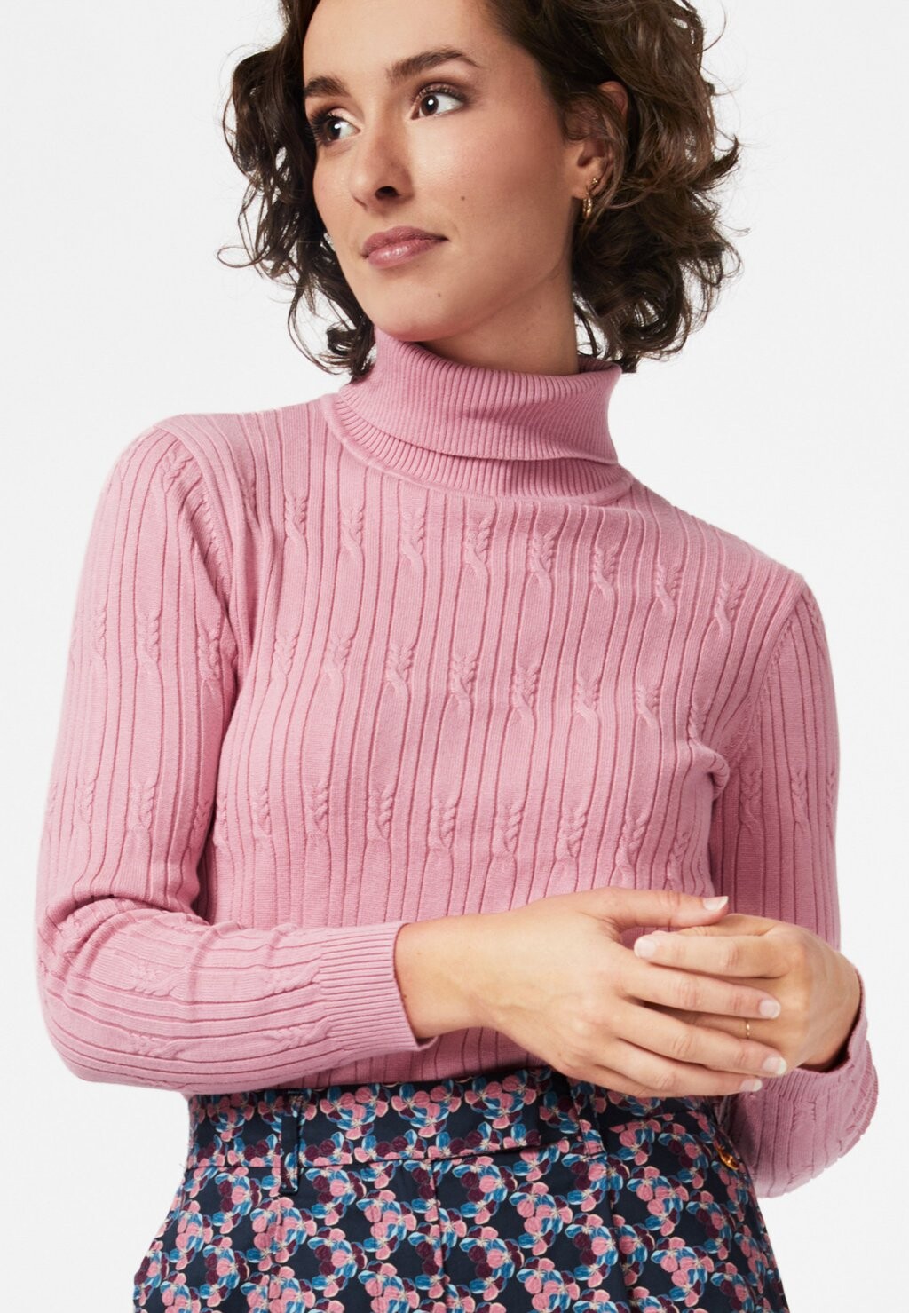 

Вязаный свитер THAT'S HOW LOVE IS-ROLL NECK MADE OF 4funkyflavours, цвет pink